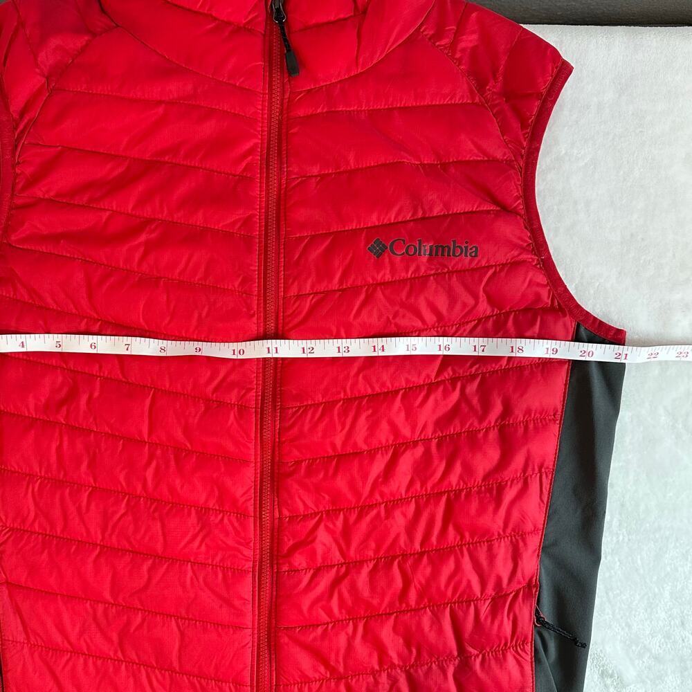 Columbia Vest Men's Red and Gray South Valley Lightweight Vest, Size L - Picture 6 of 8